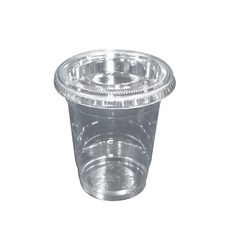 NAPKIN KOREA PET冰杯 + 平蓋套組, 1套, 410ml