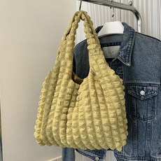 Elsso 女性時尚日常絎縫托特肩背環保袋