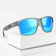 가빈 스타일호른 베이직 편광 자외선차단 안정적인 아시안핏 선글라스 G20, C07 + 그레이 + 블루미러