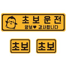 新手駕駛磁吸反光貼紙, 1套, 金色 + 黑色