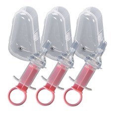 DING DONG PET 寵物用餵藥器 粉色, 20ml, 3組