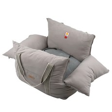 ParisDog 微笑寵物汽車安全座椅 標準款, 1個, 灰色