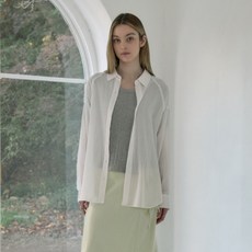 JUCY JUDY 女款拉克蘭棉質寬鬆版型襯衫 JZWS020A