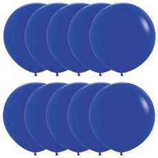Sempertex 60cm 大型氣球, 寶藍色, 10個