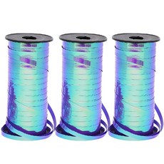 JBalloon 派對氣球捲邊緞帶, 珍珠紫, 3個