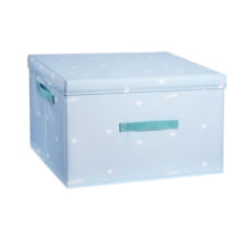 신박라이프 방수 접이식 리빙박스, 블루, 1개