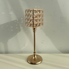 JINSIM DESIGN 亮晶金框小燭台 C 方形燭台 L, 混色