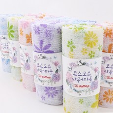 생활속다모아 에브리 국산 코스모스 샤워타올 5종 x 2p 세트, 혼합색상, 1개입, 10개