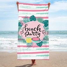 unhave 夏季派對沙灘巾 70 x 150 cm, 1個, 04 海灘派對