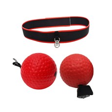 娜雅式拳擊球套組 PU 球 YGYP-01-7, 紅色的