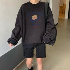 PEONIST 圓領奶油滑順感套頭大學T R