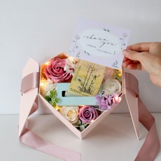 MORIANN 倒心粉色零錢盒+禮品購物袋+燈泡套組, 紫色（禮品購物袋）