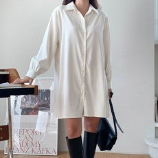 단하루 키이린 심플 셔츠 미디 원피스 cpops8174k29