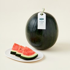프리미엄 흑수박, 5kg 이상, 1개