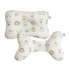 BABY&I 網眼透氣枕+蝴蝶枕, 動物園款