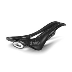 SELLE SMP FULL CARBON LITE 專業公路山地自行車車座, 黑色的, 1個