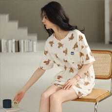 가온누리 여성용 잠옷 상하의 세트