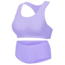 The Creamy 無縫服貼柔軟Y型內衣+三角內褲組