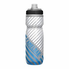 CAMELBAK Podium Chill 單車保溫水壺, 灰藍色條紋, 620ml, 1個