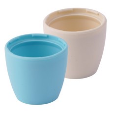 iValue 矽膠奶嘴保護蓋組, Baby Blue+Ivory, 1組