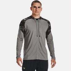 Under Armour 安德瑪 男款UA Rush拼接連帽拉鍊外套 1366171-066
