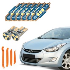CARTEM 車用 Luna LED 室內燈+拆卸工具 全套, Hyundai Avante MD 2010年 8月~2013年 7月, 1套