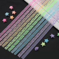 투데이리빙 대용량 야광별 종이 접기, 400개, 10색