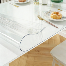 로지엘라 두꺼운 PVC 식탁보 방수 1.5mm, 투명, 1개, 60 x 120 cm