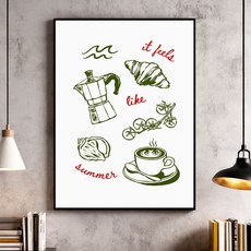 퍼니즈 홈 카페 포스터 라이크 썸머