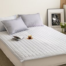 PURE SLEEP Tiramisu Wellpogny 超細纖維絎縫墊, LIGHT GRAY