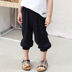 chocomong 兒童樹紋褶皺褲