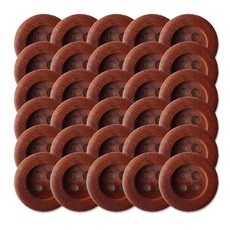 襯衫 女用襯衫 白樺木古錢鈕扣 11mm, 淺棕色, 30個