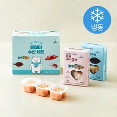 배마마 생선 큐브 수산 세트 380g (냉동), 1세트