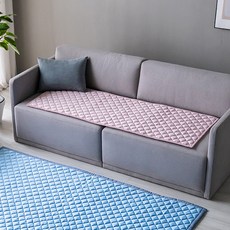 hanbit carpet 超涼感人造絲空氣網眼涼感沙發墊 4人座