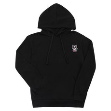 JB Fashion 刺繡貼片貓咪刷毛連帽T恤