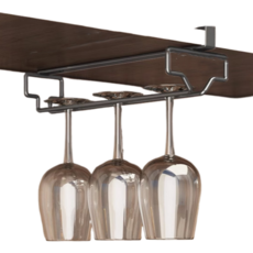 Rabeloa 倒掛式紅酒杯架, 1個, 灰色