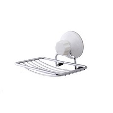 스테인리스 비누받침대 부착형 1단, 은색, 1개