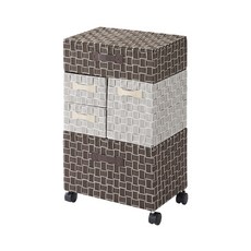 LocknLock 樂扣樂扣 梭織風抽屜式組合收納櫃 LHI407 5種組, 混合顏色, 1套