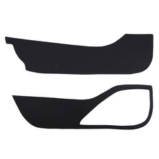 MAYTON 車用改裝皮革車門保護蓋 第1排 + 第2排 套組 黑色 2p, Palisade