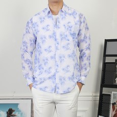 MINEFLOW The Mind 男士 31 長袖夏威夷襯衫 D