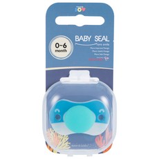 퍼기 TPE 노리개 젖꼭지, BABY SEAL 물범, 0~6개월, 1개