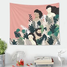 北歐插畫壁掛薄布織物海報 118 GT3019 18 + 夾子, 無框