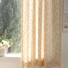 앤코튼 플라워 작은창 가리개 커튼 로라 플라워