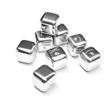 不鏽鋼冰塊 8入+夾子組, 1組