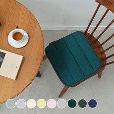 amante Soulmate法蘭絨超細纖維絎縫坐墊, 顏色: 深綠色