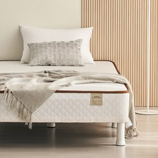 삼익가구 탄탄한 본넬스프링 일체형 침대 매트리스 화이트 방문설치, 21cm, 미디엄하드