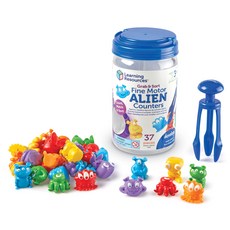 Learning Resources 小肌肉外星人計數 LER1061, 混色