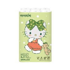 ITC Hello Kitty柔軟4層衛生紙捲 20m, 30捲, 1袋