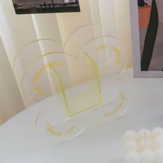 JCP 네잎 클로버 플라워 홀더, 옐로우