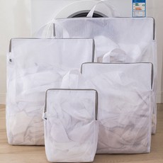 Market Plan 方形多用途網眼洗衣袋4件組 細網, 1套, 混合色